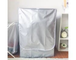 Wasmachinehoes - Stofdicht en waterdicht polyester - Wasmachine-drogerhoes met zilveren coating - Verstelbare zonwering - voor bovenladers en drogers - Pulsator Wasmachine - XL