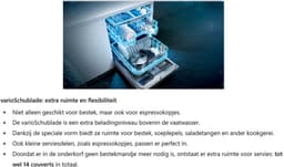 Siemens SN616X01EF | Inbouw vaatwasser | ExtraDroog - varioSpeed Plus – infoLight – rackMatic – varioSchuiflade – aquaStop® — thumbnail 14