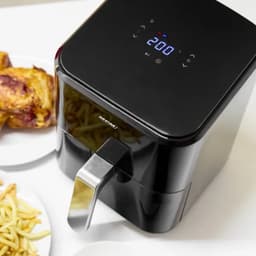 MPM - Airfryer 4,5 Liter Heteluchtoven - Digitaal LED-Display - 1400W Hetelucht Friteuse - Zwart — thumbnail 15