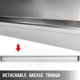 Afzuigkap Recirculatie, Afvoerlucht/Circulatielucht Afzuigkappen, Aluminium Vetfilter Wandmontage, Roestvrij Staal en Aluminiumfolie, Aluminium Vetfilter Wandafzuigkap, Gewicht 43 kg/95 lb — thumbnail 3