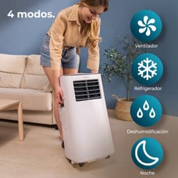 Cecotec 08171 mobiele airconditioner 65 dB 792 W Wit — thumbnail 2