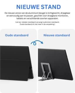 Thuys - Portable Monitor - Draagbare Monitor - Draagbaar Scherm - Hoogwaardige Kwaliteit — thumbnail 4
