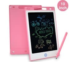 Tekenbord kinderen Kiraal - Tekentablet - LCD Tekentablet kinderen - Grafische tablet kinderen - Kindertablet Roze - 10 inch