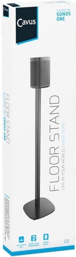 Cavus - Draaibare Speaker Standaard voor Sonos One (SL) - Zwart [Ook geschikt voor Sonos Play:1] — thumbnail 4