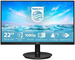 Philips V-line 221v8 22'' Fhd Va Led 75hz Monitor Zwart One Size / EU Plug 220V — thumbnail 5