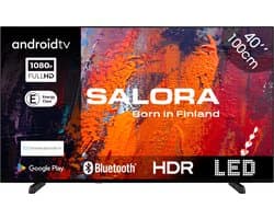 Salora 40FA550 tv 101,6 cm (40") Full HD Smart TV Wifi Zwart 250 cd/m²