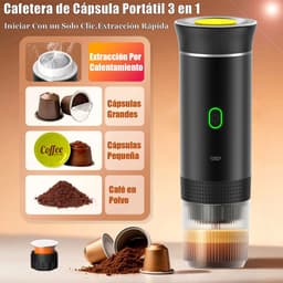 6Seven - 3 in 1 espressomachine - Ingeboeuwde verwarming - 20 bar druk - Warm en kou element - 60 ml Watertank - Max 86 Graden — thumbnail 2