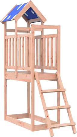 Speeltoren voor de tuin van massief douglasiahout, klimtoren met accessoires, outdoor speelplaats voor kinderen, 52,5 x 110,5 x 215 cm — thumbnail 1