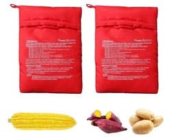 Herbruikbare magnetronzakken voor aardappelen - Perfect gekookte aardappelen
