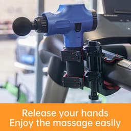 SnelShoppen - Hand-Free Massage Gun Holder voor Rug, Percussieve Spiermassage Gun Montagesysteem voor Zelfmassage, Geschikt voor de meeste Massageguns — thumbnail 5