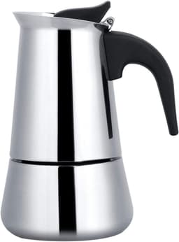 450 ml, roestvrijstalen mokkakan voor espresso-koffie, geschikt voor gas, elektrisch en inductie, campingkoffiekoker, koffiezetapparaat voor thuis en onderweg — thumbnail 1