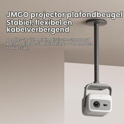 Beamer Plafondbeugel Grijs - Verstelbare Montage Voor Projectoren - Metaal - Lichtgewicht En Schokbestendig — thumbnail 2