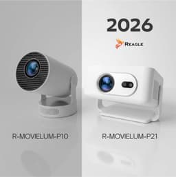 Mini Beamer Android 14 - 300 ANSI Lumen HD 720p - LED Projector - Compact Draagbaar - Thuisbioscoop Entertainment — thumbnail 3