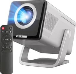 Beamer Draagbaar - 1000 ANSI Lumen Full HD 1080p - LED Projector - Android 14 Smart Systeem - Wi-Fi Bluetooth - Voor Thuisbioscoop En Buiten — thumbnail 1