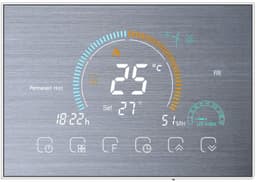 WiFi thermostaat voor gasketel – spraakbediening, lcd-display met achtergrondverlichting, programmeerbare thermostaat, compatibel met — thumbnail 1