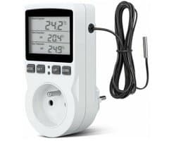Programmeerbare stekkers - Temperatuurregelstekkers, digitale timerstekkers, programmeerbare digitale stekkers geschikt voor sensoren, programmeerbare digitale timers, temperatuurregelstekkers geschikt voor verwarming van kassen en aquaria.