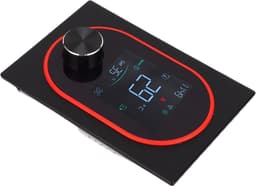 Slimme Thermostaatknoppen - Programmeerbare Regelaar - Waterverwarming Instellen - WiFi Bediening - 86x86mm - Zwart — thumbnail 4