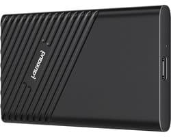 Externe SSD - Draagbare Opslag - Snelle Data Transfer - Aluminium Behuizing - 960 GB - Zwart