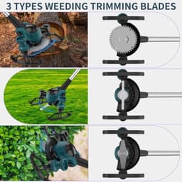 21V Krachtige Grasmaaier Machine Draadloze Onkruid Wacker Elektrische Eater Mini Maaier Wieden Trimmen Tool G — thumbnail 3
