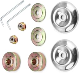 SnelShoppen - Universele Bevestigingskit voor Borstels, Mes, 10-delige Set, Hoogwaardige Metalen Aandrijving voor Grasmaaier en Borstels, Duurzaam en — thumbnail 1