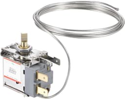 SnelShoppen - Thermostaat Koelkast en Vriesvak, Temperatuurregeling met 2 Pinnen, 250V, 6A, 1.5 Meter Kabel voor Koelboxen, Keuken, Vriezer — thumbnail 1