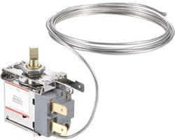 SnelShoppen - Thermostaat Koelkast en Vriesvak, Temperatuurregeling met 2 Pinnen, 250V, 6A, 1.5 Meter Kabel voor Koelboxen, Keuken, Vriezer
