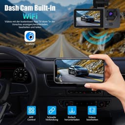 Solidchoice - 4K Dashcam met Infrarood Nachtzicht en 32GB SD Kaart — thumbnail 5