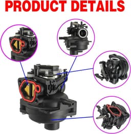 Carburateur Kit voor Grasmaaier - Hoogwaardige ABS en Metaal - Eenvoudige Installatie - Voorkomt Olieverspilling - ShopVlot — thumbnail 3