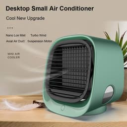 Luchtkoeler met verdampingskoeling – mobiele aircounit met 3 standen en 7 sfeerlichten – mini-airco met koelwatertank — thumbnail 3