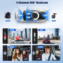 Dashcam - 3,16 inch - Dual lens - Full HD 1080p - Voor Auto's en Vrachtwagens — thumbnail 4