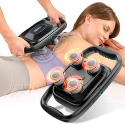 Massagepistool - Kunststof - 4 Kops - Diepe Weefselmassage - Voor Atleten en Thuisgebruikers — thumbnail 1
