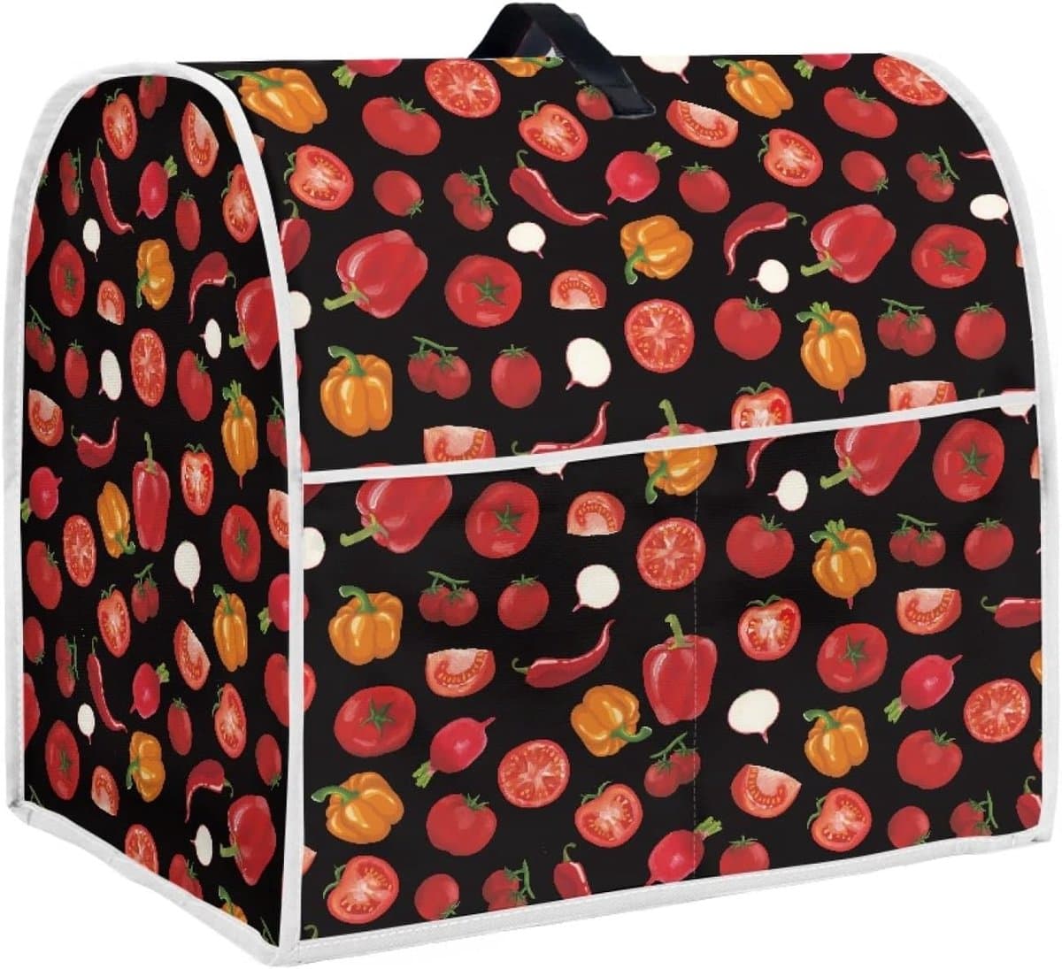 Mixerhoes Keukenmachine - Apparaathoes Mixer - Keuken Organiseren - Waterafstotend Polyester - Universeel Formaat - Fruitprint — afbeelding 1