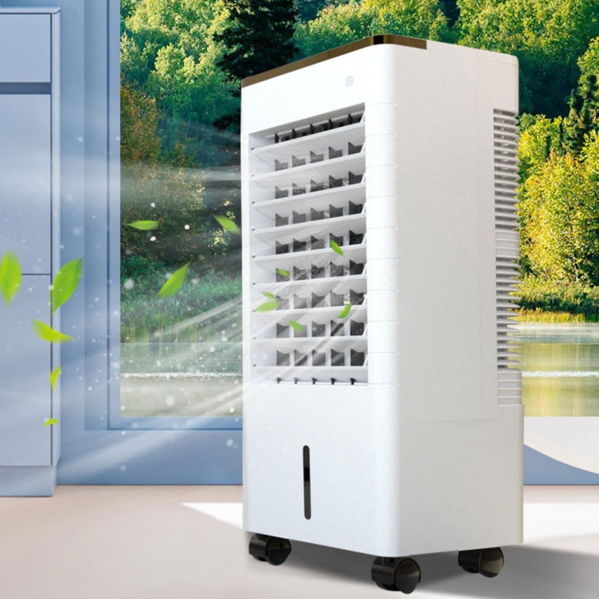 Verdampingskoeler met Display - Draagbare Airco - Ruimte Koelen - Zonder Raam Installatie - 12-Uurs Timer - Mechanisch — afbeelding 1