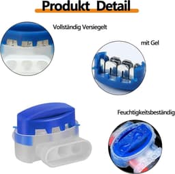 SnelShoppen - Kabelconnector voor Robotic Grasmaaier, Waterdichte Terminal Blokken, Kabelclips voor Tuin, Buiten, Set van 20, Hoogwaardige ABS Materia — thumbnail 3
