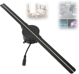 3D 16,5 Inch LED-hologramventilator, 224 Lichtkralen 3D-advertentiespeler met Hoge Resolutie Ondersteunt Holografische Projectie voor Thuisreclame (EU-stekker) — thumbnail 1