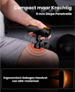 Thijox - Mini Massagepistool met Warmte, Draagbare Massage Gun voor Spierherstel, Ultrastil met 9 mm Amplitude, USB-C Snelladen, Pijnverlichting en Sp — thumbnail 2
