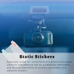 Thijox - Elektrostatische Folie en Dubbelzijdige Sticker voor Dashcam Accessoires - Veiligheid en Bescherming voor Voorruit - Compatibel met Alle Dash — thumbnail 4