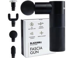 SnelShoppen - Massagepistool voor Spieren en Fascia, BLACKROLL FASCIA GUN met Instelbare Intensiteitsniveaus voor Rug-, Schouder-, Nek- en Beenmassage