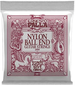 Ernie Ball Ernesto Palla Nylon - Gitaarsnaren - Zwart Nylon - Verguld Metaal met Balletje - Klassieke Gitaar — thumbnail 4