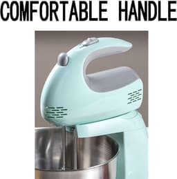 Keukenmixer - Mixer Kom - Bakken En Koken - 5 Snelheden Turbo - 3L Kom - Rood — thumbnail 4