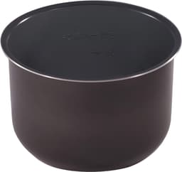 Binnenpot Keramisch - Snelkookpan Pot - Meerdere Gerechten Bereiden - Vaatwasmachinebestendig - 57 Liter - Grijs — thumbnail 3