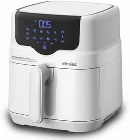 Heteluchtfriteuse Grill - 2-in-1 Airfryer - Gezond Koken - Digitaal Touchscreen - 43 Liter - Wit — thumbnail 1