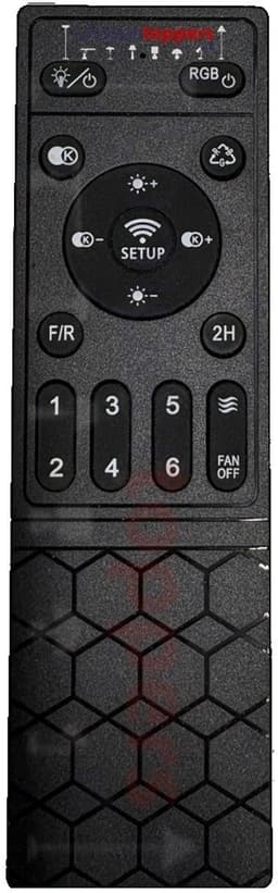 Freelight Plafondventilator Ventola Wit Ø 60cm incl. Remote & App — thumbnail 5