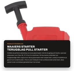 Startkoord voor Oleo 36/37/43/44 - Tuingereedschap - Terugslag Pull Starter - ABS Materiaal - Stabiele Prestaties - Lichtgewicht 185g - Terugslagstarter — thumbnail 1