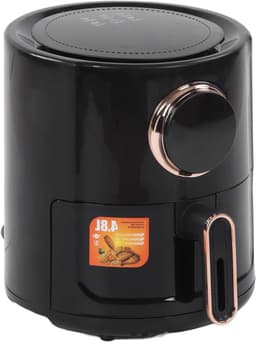 Elektrische Airfryer - Heteluchtfriteuse - Snel en Gezond Koken - 6 Voorgeprogrammeerde Functies - 4.8 Liter - Zwart — thumbnail 1
