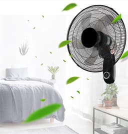 Wandventilator - Muurventilator Ventilator - Ruimte Koelen - Mechanische Pull Line - 16 Inch - rood — thumbnail 2