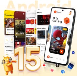 OUKITEL C68 Plus Smartphone 4G-16GB RAM-128GB Opslag-6000 mAh Accu-Android 15-Dubbel Beeldscherm — thumbnail 4