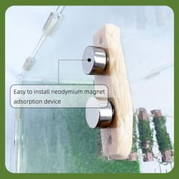 Spider Rope Bridge, een massief houten klimbrug, een accessoire voor springende spinnenbehuizing, handgemaakt, een spinsprongplatform, gebruikt als decoratief accessoire voor kleine — thumbnail 5