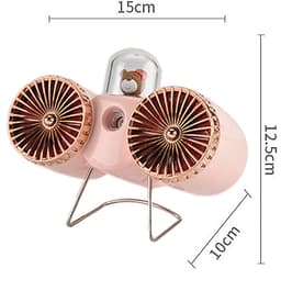 USB-bureauventilator met krachtige luchtstroom, voor thuis, kantoor en slaapkamer — thumbnail 5