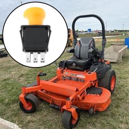 SnelShoppen - PTO Schakelaar Grasmaaier K301162300 Geschikt Voor Kubota ZG123 ZG127 Z411 Z421 Z723 2-pins 8 Terminals 9-16VDC — thumbnail 5